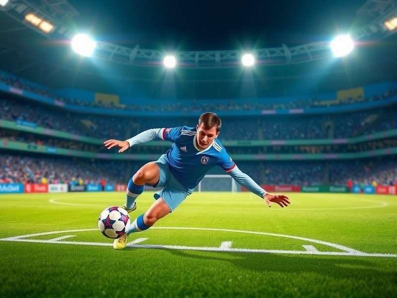 Updated eFootball mobile interface showing new control layout