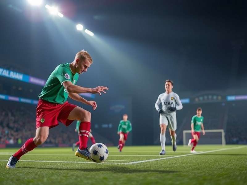 eFootball maintenance update server room with glowing lights