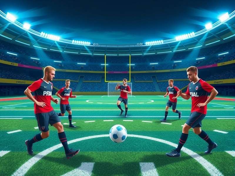 eFootball gameplay strategy showing formation and player positions