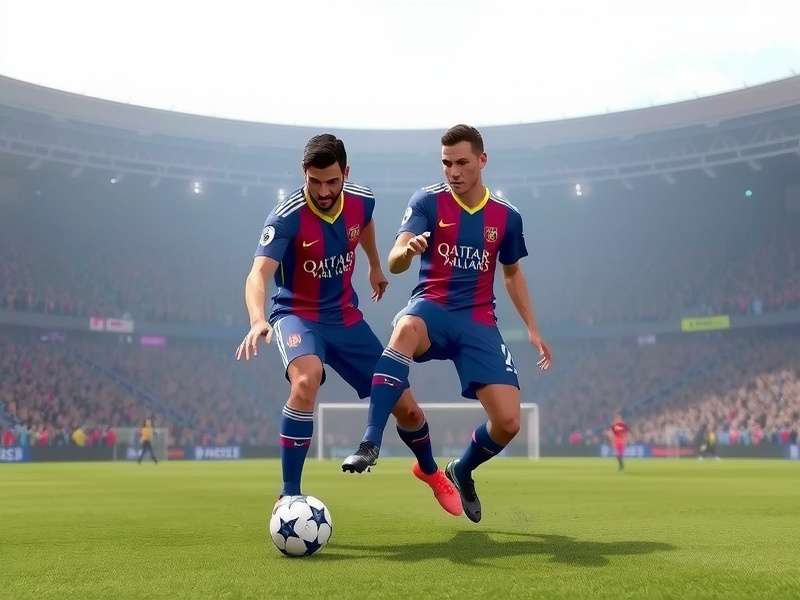 eFootball PES 2025 Gameplay Screenshot showing realistic football action