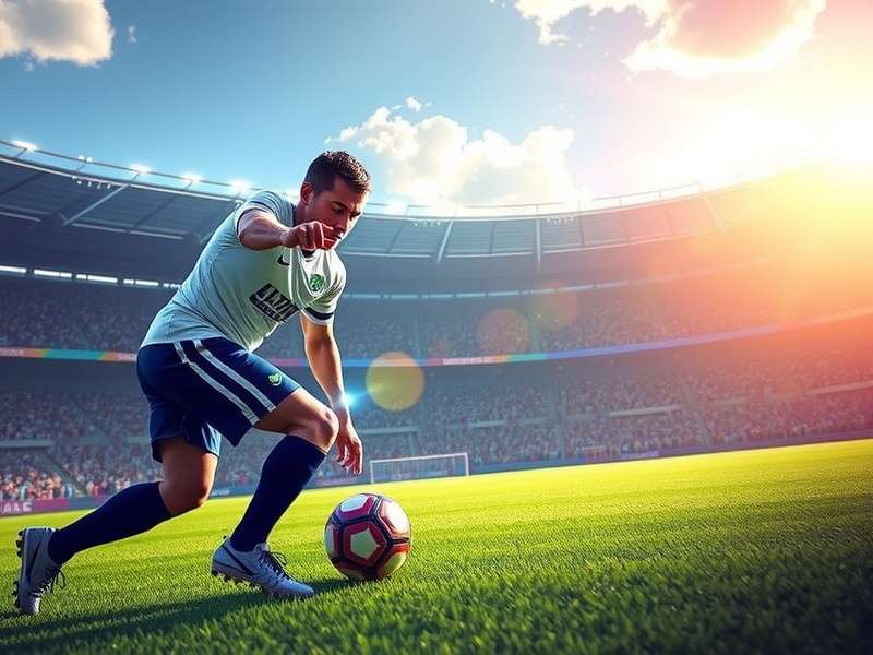 eFootball 2023 gameplay screenshot showing new graphics and player models