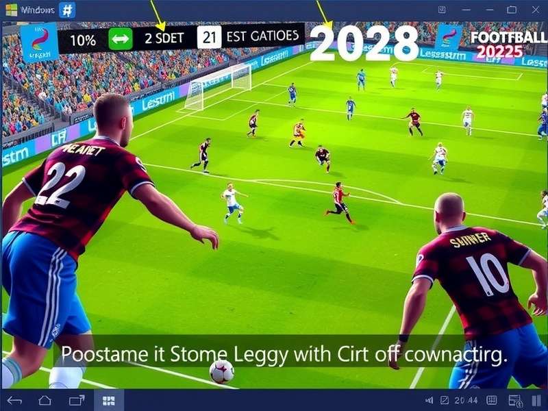 eFootball 2025 running on Windows 10 PC with system requirements