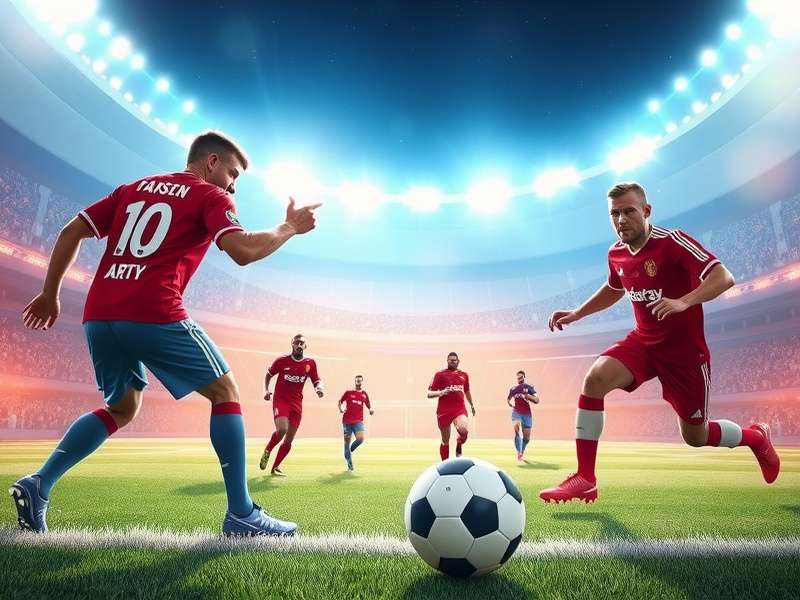 A dynamic in-game screenshot from eFootball showing a player taking a free-kick