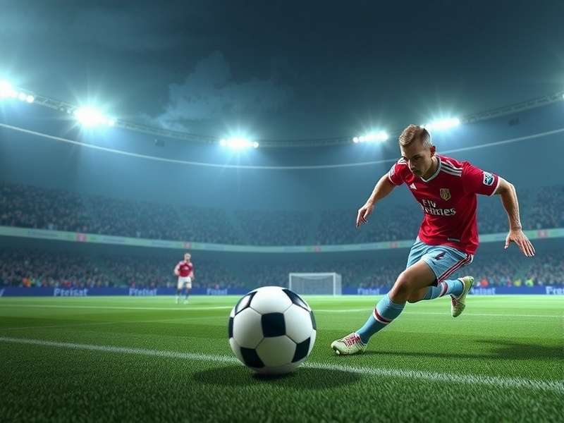 eFootball 2024 gameplay screenshot showing advanced graphics and player action