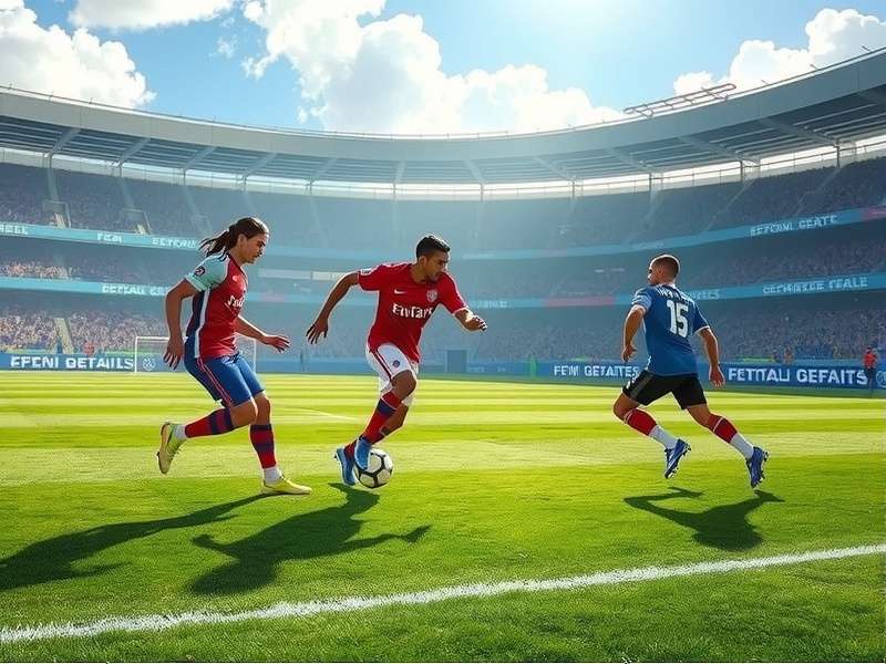 eFootball 2025 gameplay scene showing a striker taking a shot