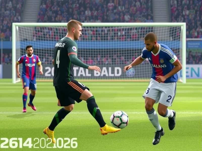 eFootball 2026 PPSSPP Gameplay Screenshot on Mobile Device