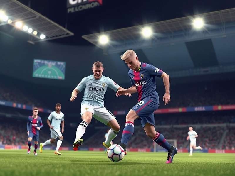 Evolution of PES to eFootball showcasing game graphics from 2001 to 2024