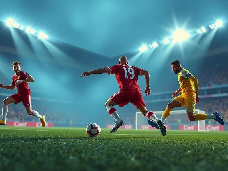 eFootball 2025 tactical gameplay screenshot showing player formations