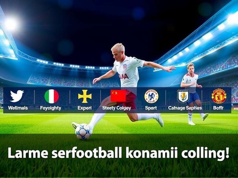 eFootball Konami gameplay screenshot showcasing realistic player graphics and stadium atmosphere