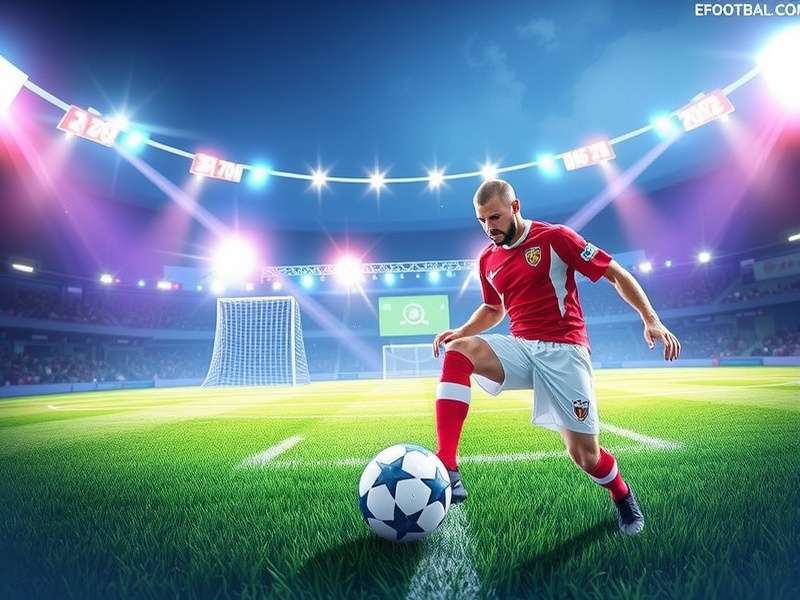 Efootball 2026 Patch gameplay screenshot showing enhanced graphics and realistic player models