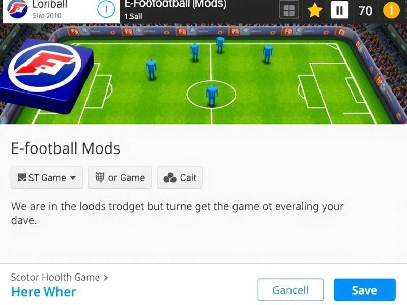 eFootball 2025 modded gameplay screenshot showing enhanced graphics