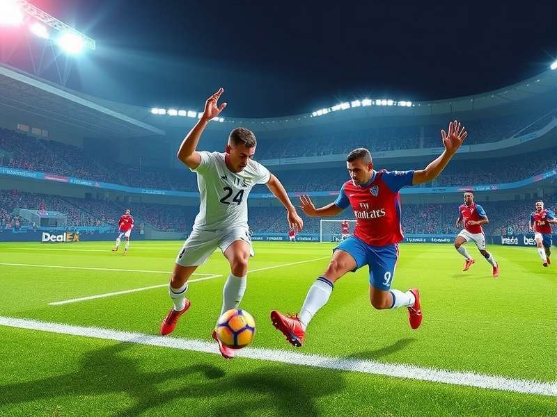 Efootball 2026 Iso gameplay screenshot showing realistic graphics