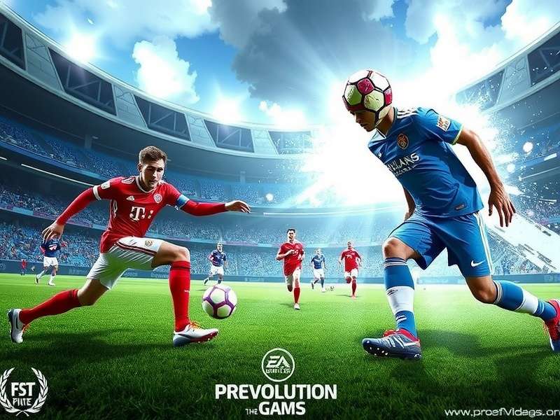 Timeline showing the evolution of Pro Evolution Soccer into eFootball