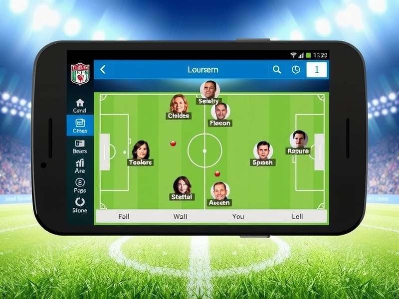 Efootball App gameplay screenshot showing a match in action