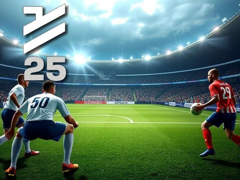 eFootball CAF AFCON 25 gameplay screenshot showing a vibrant African stadium