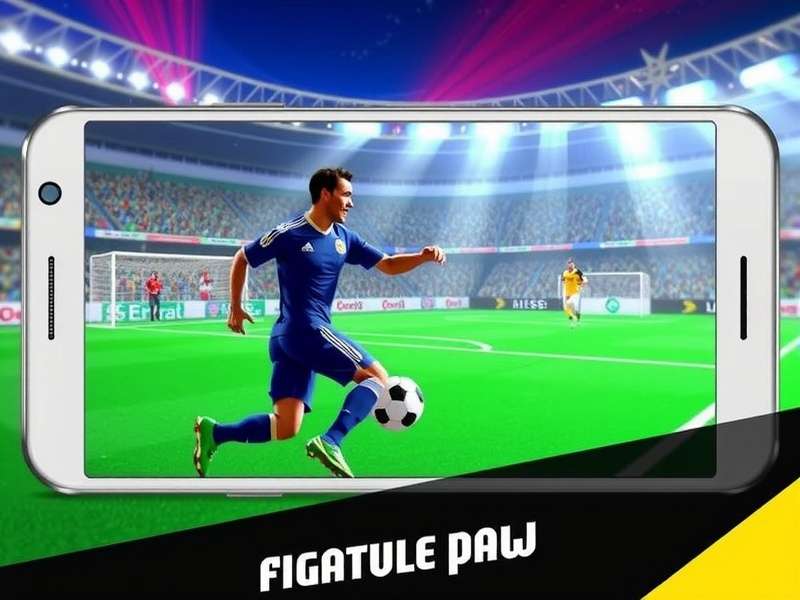 Efootball 2025 gameplay action in India with crowd and players