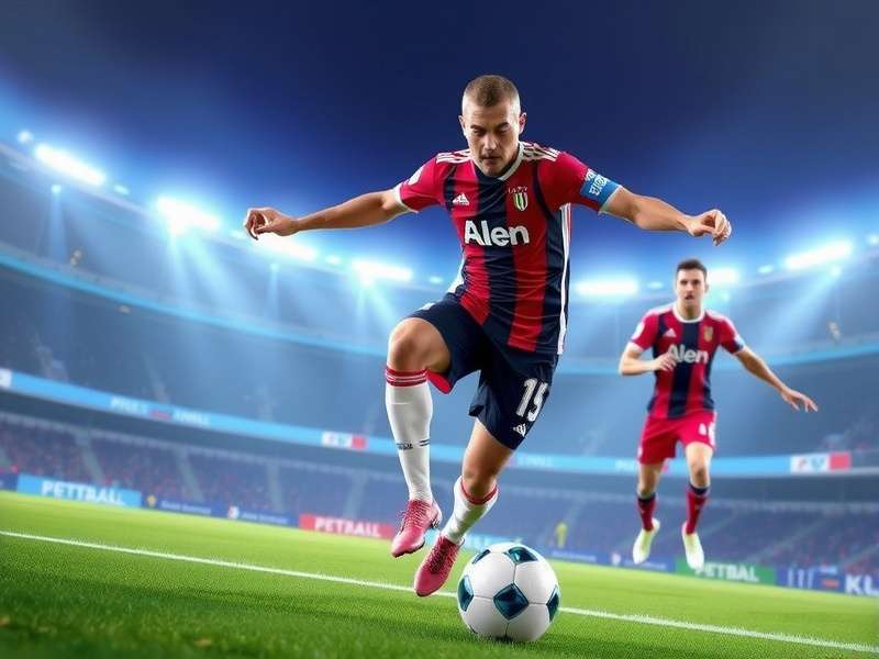 eFootball 2025 gameplay screenshot showing new dribbling mechanics and player models